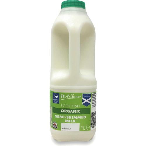 Scottish Organic Semi-skimmed Milk