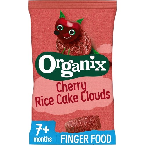 Organix Cherry Rice Cake Clouds Baby Snack 7 months+ (40g) - Compare