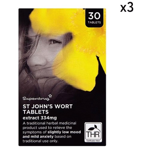 Schwabe KarmaMood Maximum Strength - St John's Wort Extract 425mg Tablets, Traditional Herbal Remedy For Low Mood & Mild Anxiety, 30 Vegan Tablets