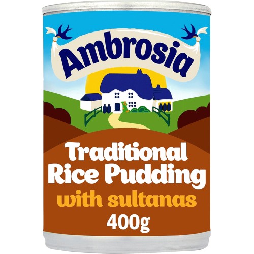 Ambrosia Creamed Rice Sultanas & Nutmeg Tin