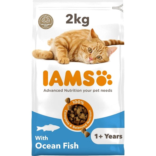 Iams For Vitality Adult 1+ Catfood Ocean Fish