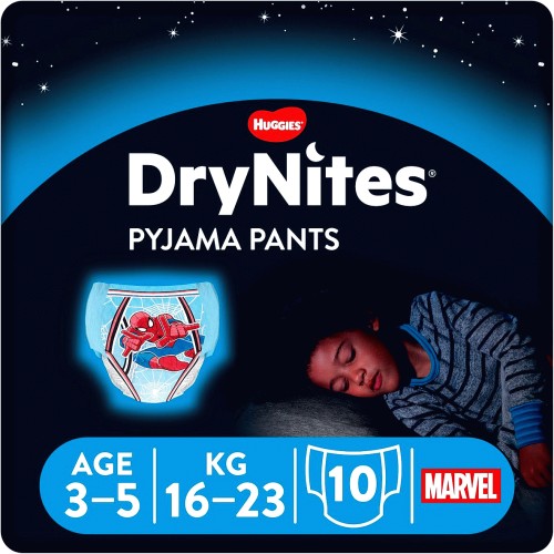 Drynites Pyjama Pants Marvel 3-5Yr