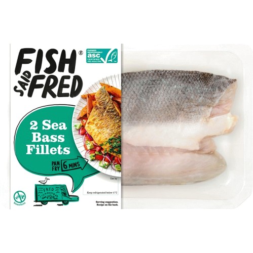 Fish Said Fred 2 Big Fillets of Sea Bass (240g) - Compare Prices