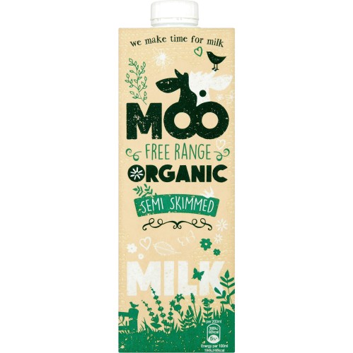Organic Semi Skimmed Milk 1litre