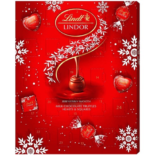 Lindt Lindor Milk Chocolate Advent Calendar (300g)