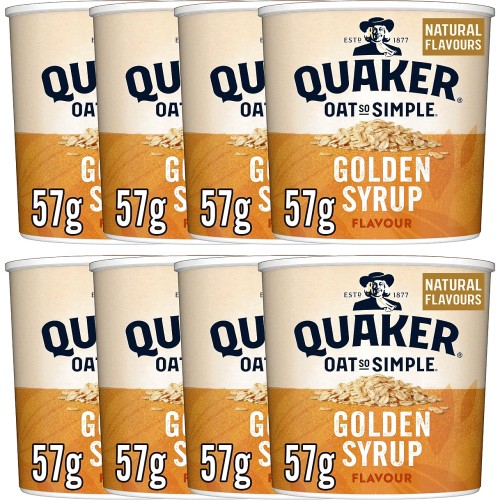 Oats So Simple Golden Syrup Porridge Pots Multipack x