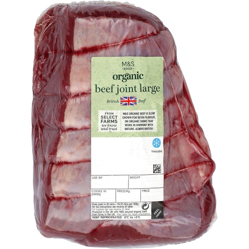 Organic Large Beef Joint Typically: