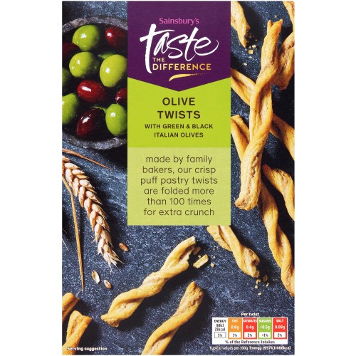 Sainsbury's Olive Twists Taste the Difference Compare Prices & Where