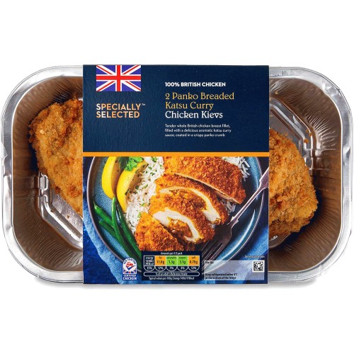 Specially Selected Panko Breaded Katsu Curry Chicken Kievs (2 x 375g