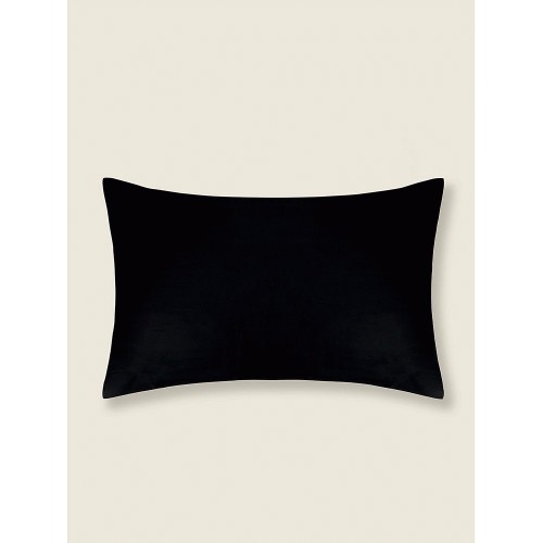 Home Black Soft 100 Cotton 300 Thread Count Pillowcase