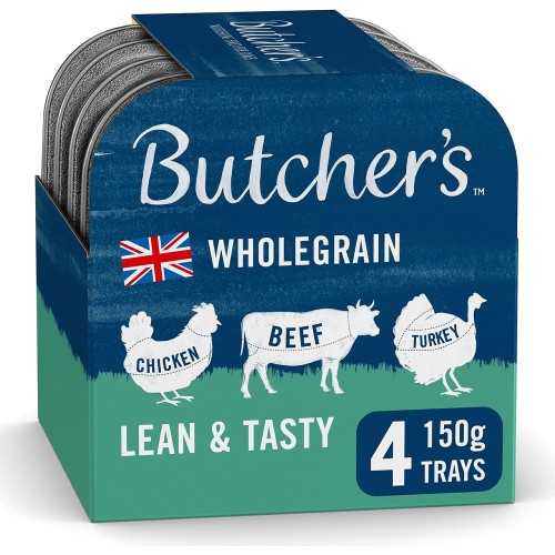 Butcher's Lean & Tasty Low Fat Dog Food Trays (4 x 150g) Compare