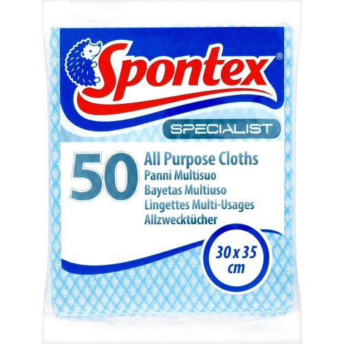 Spontex Supreme All Purpose Cloths, Pack of 6