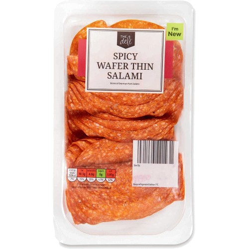 The Deli Spicy Wafer Thin Salami Compare Prices & Where To Buy