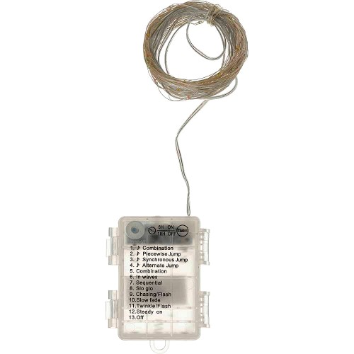 Wilko 50 LED Music Control Wire Battery Lights Compare Prices