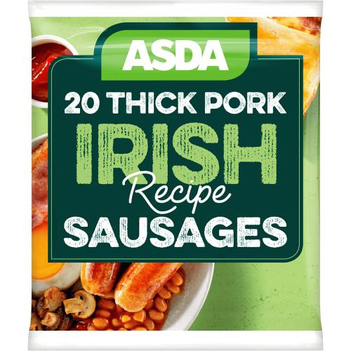 ASDA 20 Thick Irish Pork Sausages (907g) Compare Prices & Where To