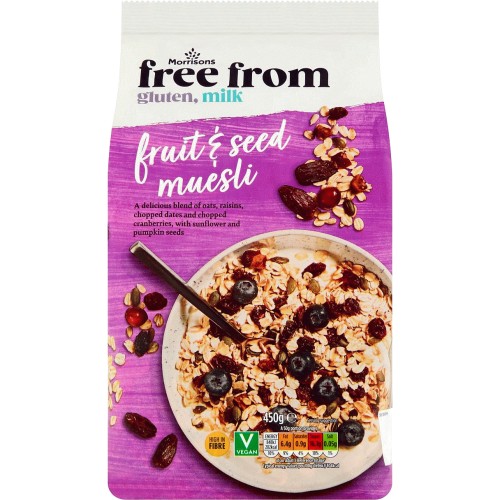 Morrisons Free From Fruit Muesli (450g) Compare Prices & Where To Buy