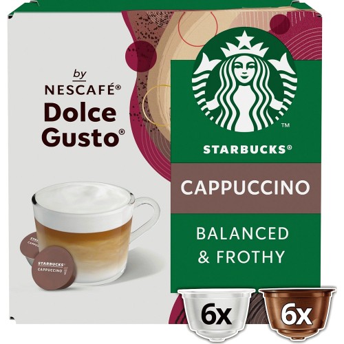 Starbucks Cappuccino Coffee Pods (12 x 120g) - Compare Prices & Where To  Buy 