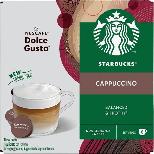 Starbucks Cappuccino Coffee Pods (12 x 120g) - Compare Prices & Where To  Buy 