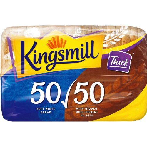 Kingsmill 50 50 Thick Bread (800g)