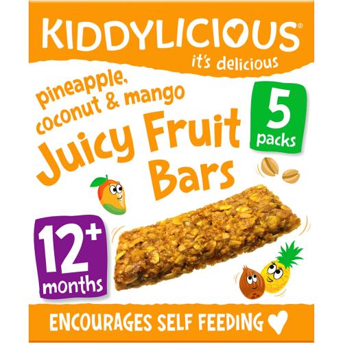 Kiddylicious Banana & Strawberry Juicy Fruit Bars (5 x 20g) Compare