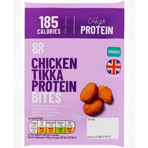 Coop Chicken Tikka Protein Bites (72g) Compare Prices & Where To Buy