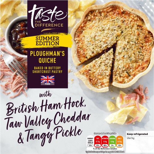 Sainsbury's Ploughman's Quiche Summer Edition Taste the Difference