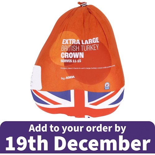 ASDA Extra Large British Turkey Crown (3.0kg)