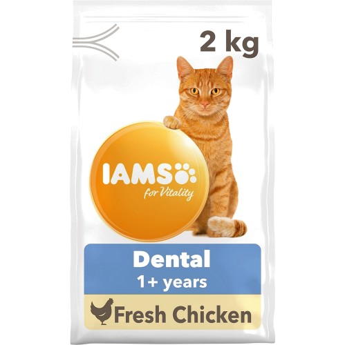 IAMS for Vitality Dental Care Cat Food With Fresh Chicken