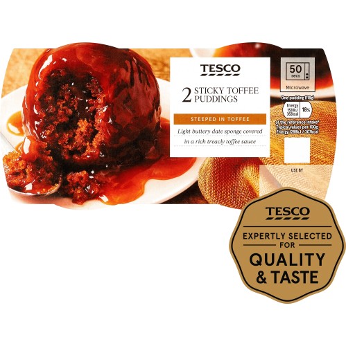 Tesco 2 Sticky Toffee Pudding