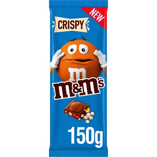 M&M'S CRISPY CHOCOLATE POUCH BAG 107G