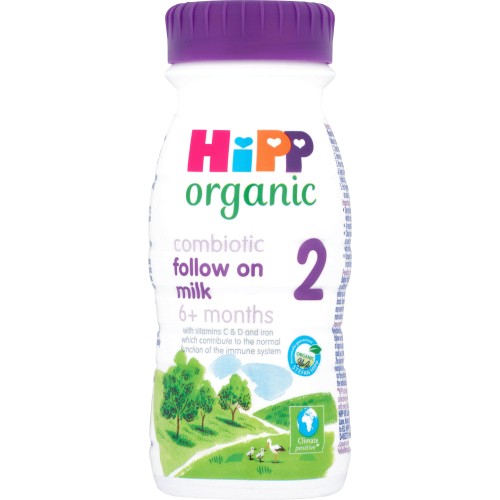 HiPP Organic 2 Follow on Baby Milk Ready to Feed Bottle from 6 Months