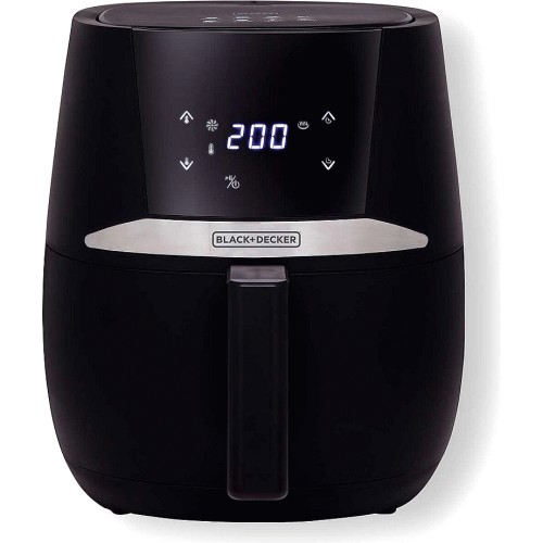 Tower T17118 Vortx Black 8L Space Saver Digital Air Fryer 1800W