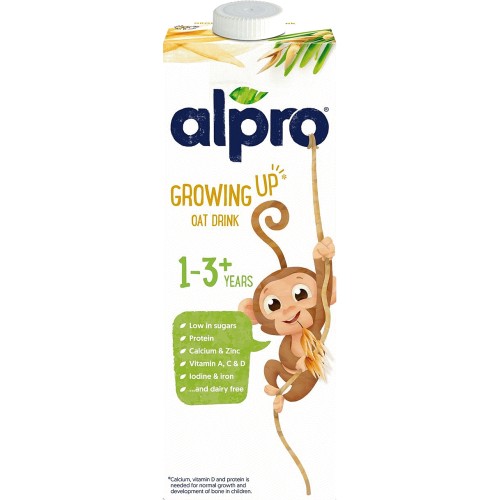 Alpro Growing Up Oat Drink 1 3 Years+ (1 Litre) Compare Prices