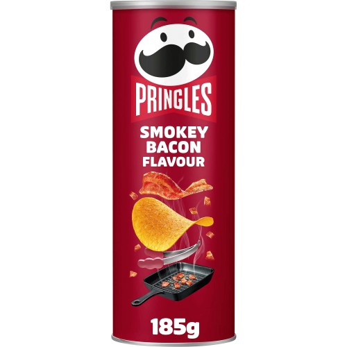 Pringles Smokey Bacon Flavour Sharing Crisps (185g) - Compare Prices ...