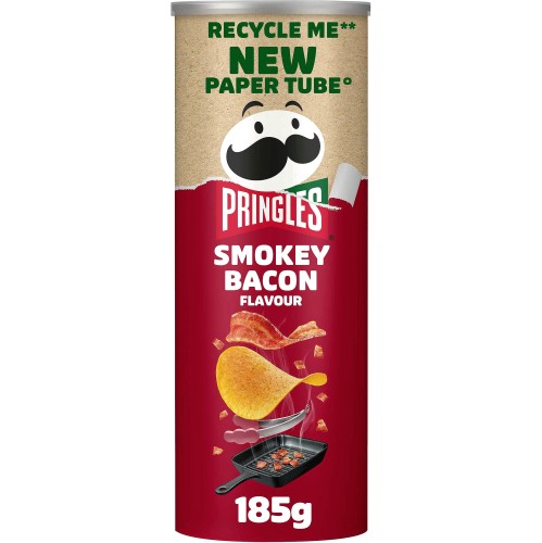 Pringles Smokey Bacon Flavour Sharing Crisps (185g) - Compare Prices ...