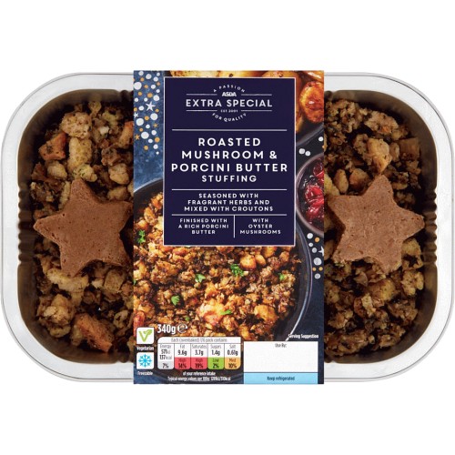 ASDA Extra Special Roasted Mushroom & Porcini Butter Stuffing (340g