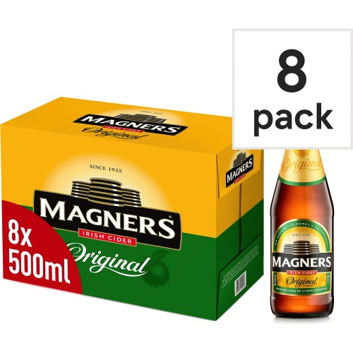 Magners Original Apple Irish Cider Bottle (8 x 500ml) Compare Prices