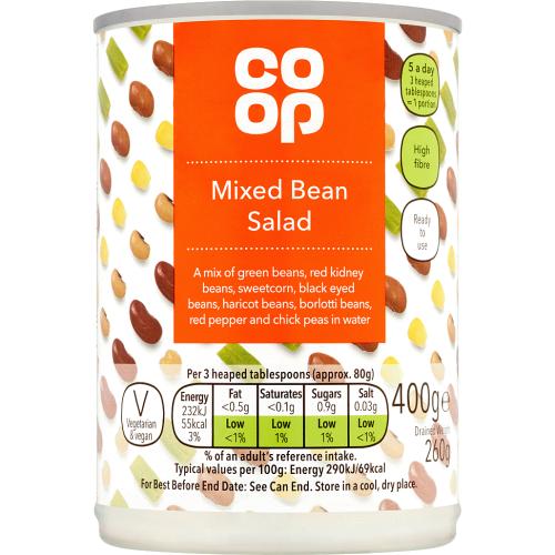 Coop Mixed Bean Salad (400g) Compare Prices & Where To Buy Trolley