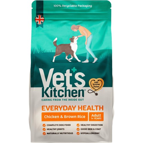 Vet's Kitchen Everyday Health Adult Dry Dog Food Chicken & Brown Rice