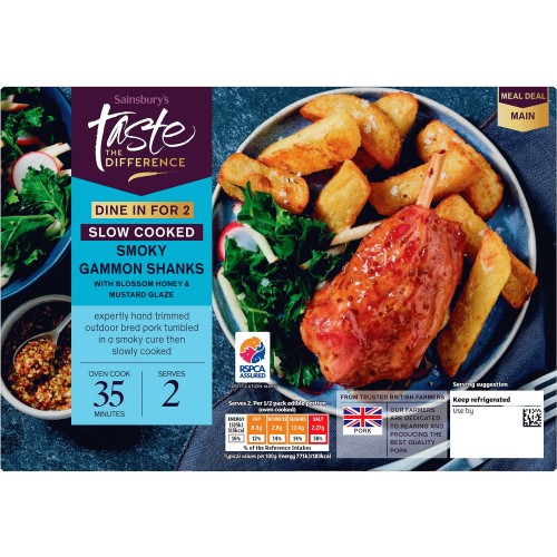 Sainsbury's Slow Cooked Smoky Gammon Shanks Taste the Difference (515g