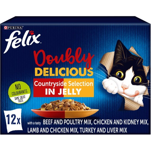 Felix As Good As It Looks Doubly Delicious Cat Food Meat
