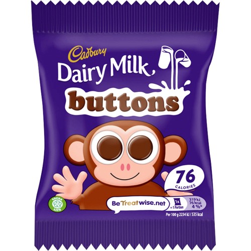 Cadbury Dairy Milk Giant Buttons Chocolate Bag (240g) Compare Prices