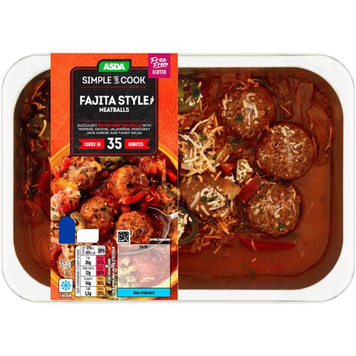 ASDA Warming Fajita Style Meatballs (554g) Compare Prices & Where To