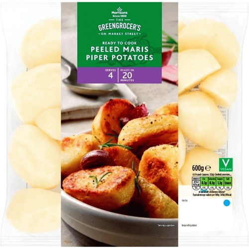 Peeled Maris Piper Potatoes