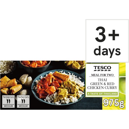 Tesco Thai Green Red Chicken Curry Meal For 2 975g Compare Prices Where To Buy Trolley