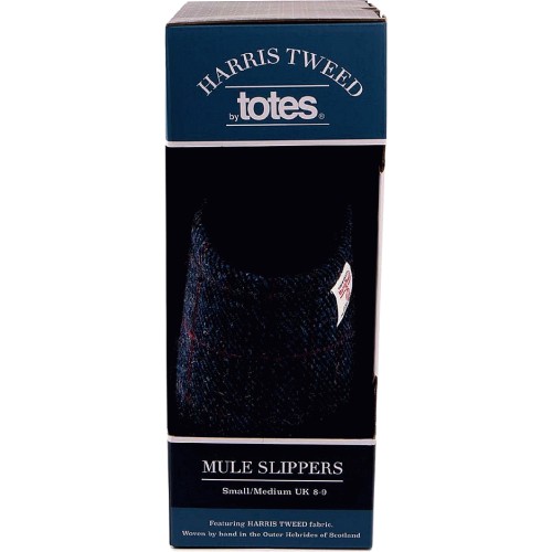 Totes harris sales tweed mule slippers