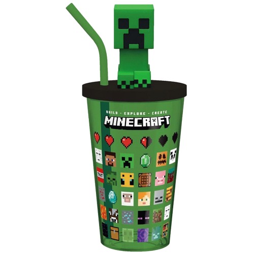 Minecraft Cup & Straw Minecraft Mob Heads 3D Soda Cup - Compare Prices ...