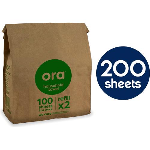 Cookware, Dining & Bar Ora Kitchen Towel Twin stacks 100 sheets x 2 Other Cookware, Dining & Bar
