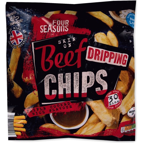 Four Seasons Triple Cooked Beef Dripping Chips (750g) - Compare Prices -  Trolley.co.uk