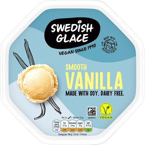 Smooth Vanilla Ice Cream Tub